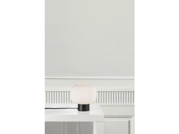 Nordlux Tafellamp MILFORD - Opaal Wit/zwart Wit 2 Nordlux Tafellamp MILFORD - Opaal Wit/zwart Wit - Afbeelding 2