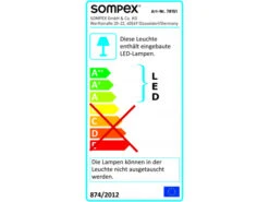 Tafellamp TROLL - Wit Wit -Verlichtingswinkel Van Hoge Kwaliteit sompex troll 23793 1