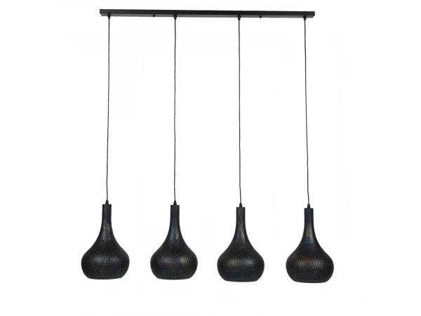 Hanglamp PUNCH - Zwart/bruin Zwart 5 Hanglamp PUNCH - Zwart/bruin Zwart - Afbeelding 5