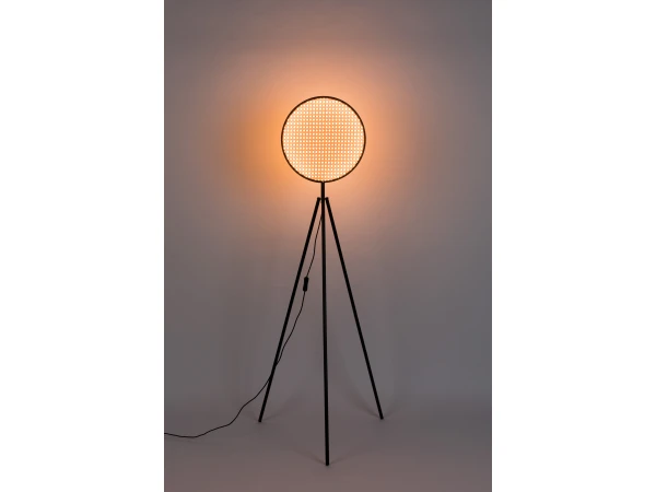 Zuiver Vloerlamp SIEN - Rotan/Zwart Zwart 4 Zuiver Vloerlamp SIEN - Rotan/Zwart Zwart - Afbeelding 4