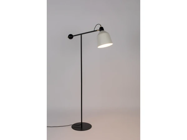 Zuiver Vloerlamp SKALA - Zwart/Wit Zwart 3 Zuiver Vloerlamp SKALA - Zwart/Wit Zwart - Afbeelding 3