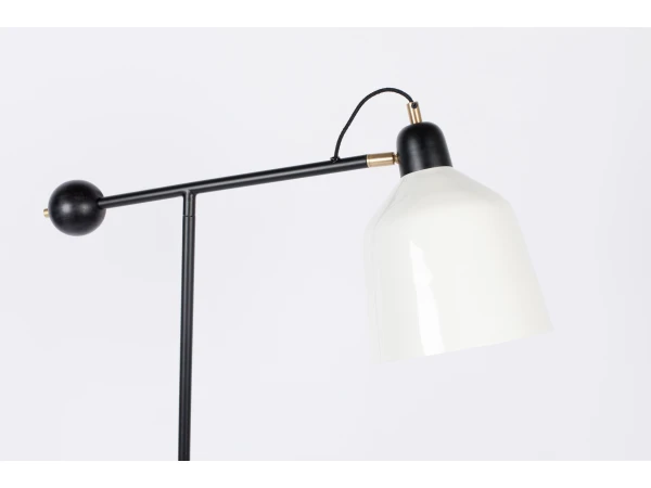 Zuiver Vloerlamp SKALA - Zwart/Wit Zwart 4 Zuiver Vloerlamp SKALA - Zwart/Wit Zwart - Afbeelding 4
